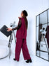 Komplekts "INTENSE 22666" - veste + bikses - BORDO